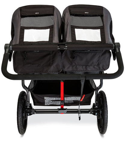 BOB 2019 Revolution Flex 3.0 Duallie Double Jogging Stroller - Graphite Black - U981947