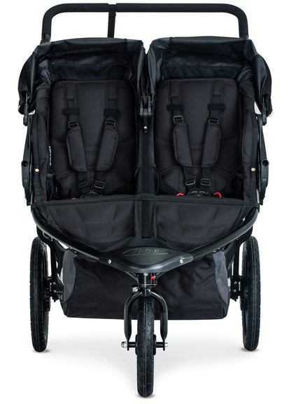 BOB 2019 Revolution Flex 3.0 Duallie Double Jogging Stroller - Graphite Black - U981947