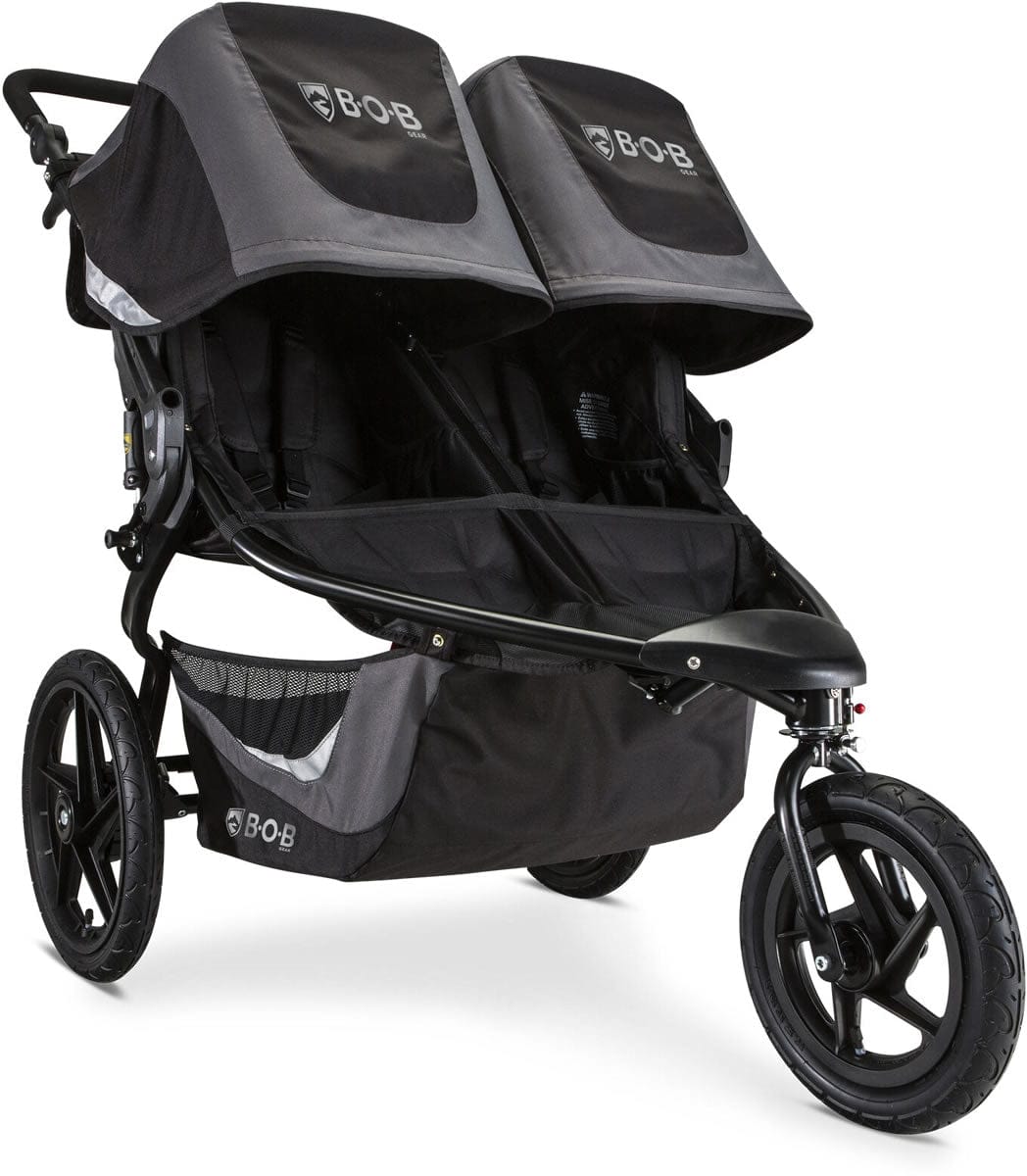 BOB Revolution Flex 3.0 Duallie Double Jogging Stroller - Graphite Black - U231947