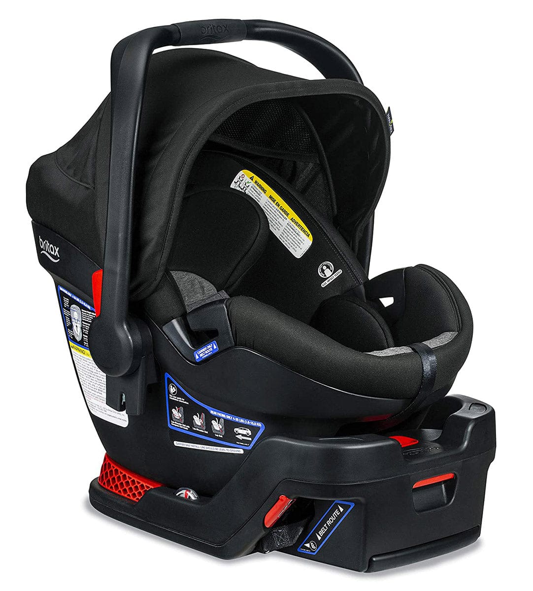 BOB Alterrain Jogging Stroller + Britax B-Safe Ultra Gen1 Infant Car Seat Travel System Bundle - Melange Lilac/StayClean Gray - U921964-SCG-ICSA