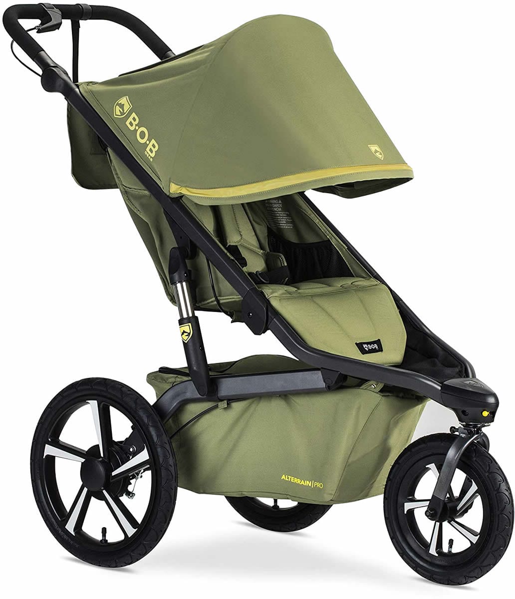 BOB Alterrain Pro Single Jogging Stroller - Olive