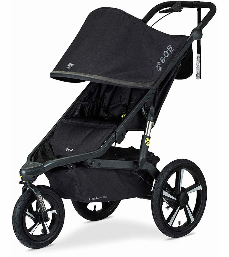 BOB Alterrain Pro Single Jogging Stroller + Britax B-Safe Ultra Gen1 Infant Car Seat Travel System Bundle - Black/Midnight - U991954-MID-ICSA