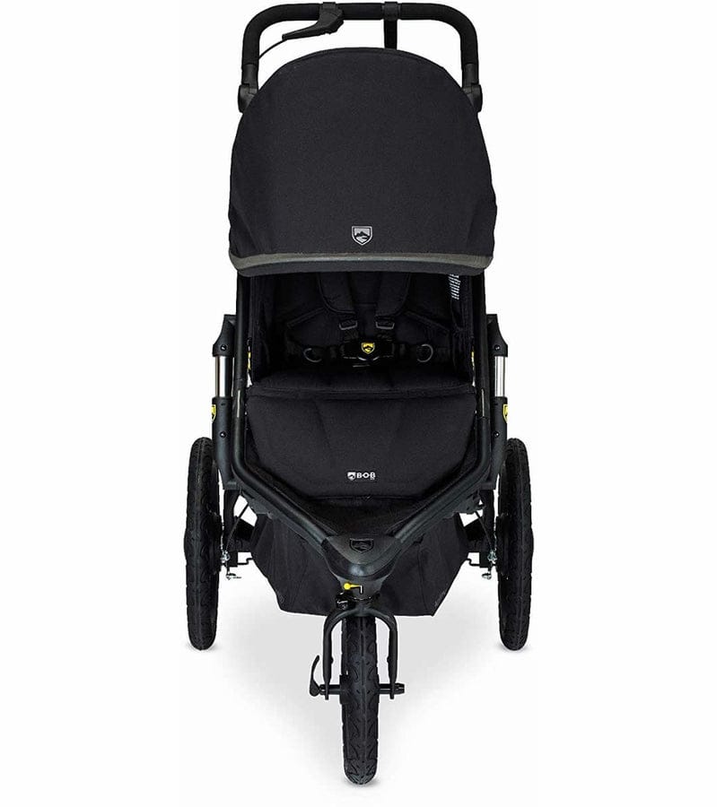 BOB Alterrain Pro Single Jogging Stroller + Britax B-Safe Ultra Gen1 Infant Car Seat Travel System Bundle - Black/StayClean Gray