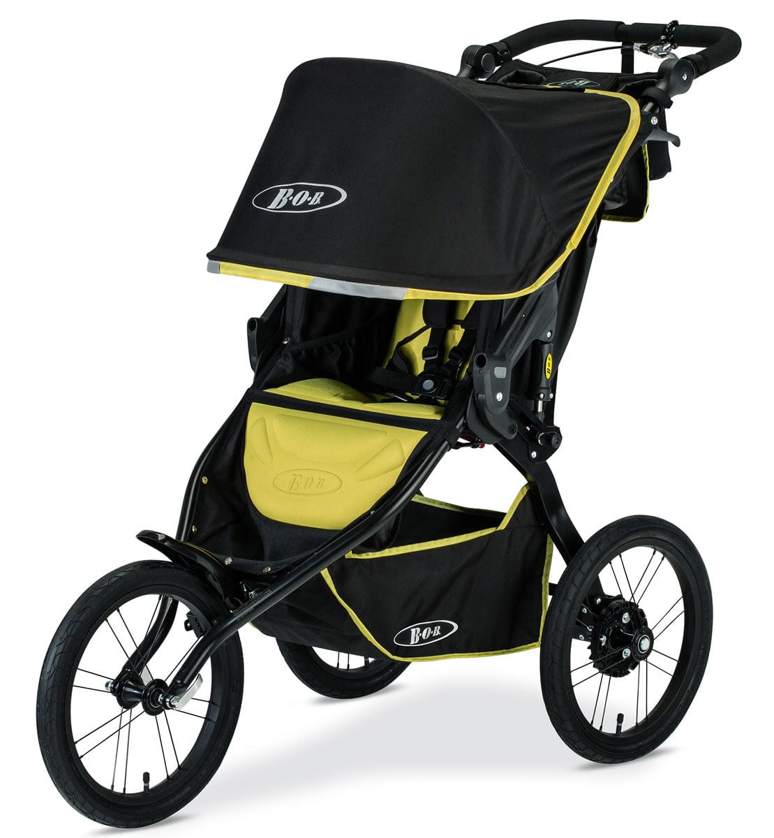 BOB Blaze Performance Fixed Wheel Single Jogging Stroller - Citron