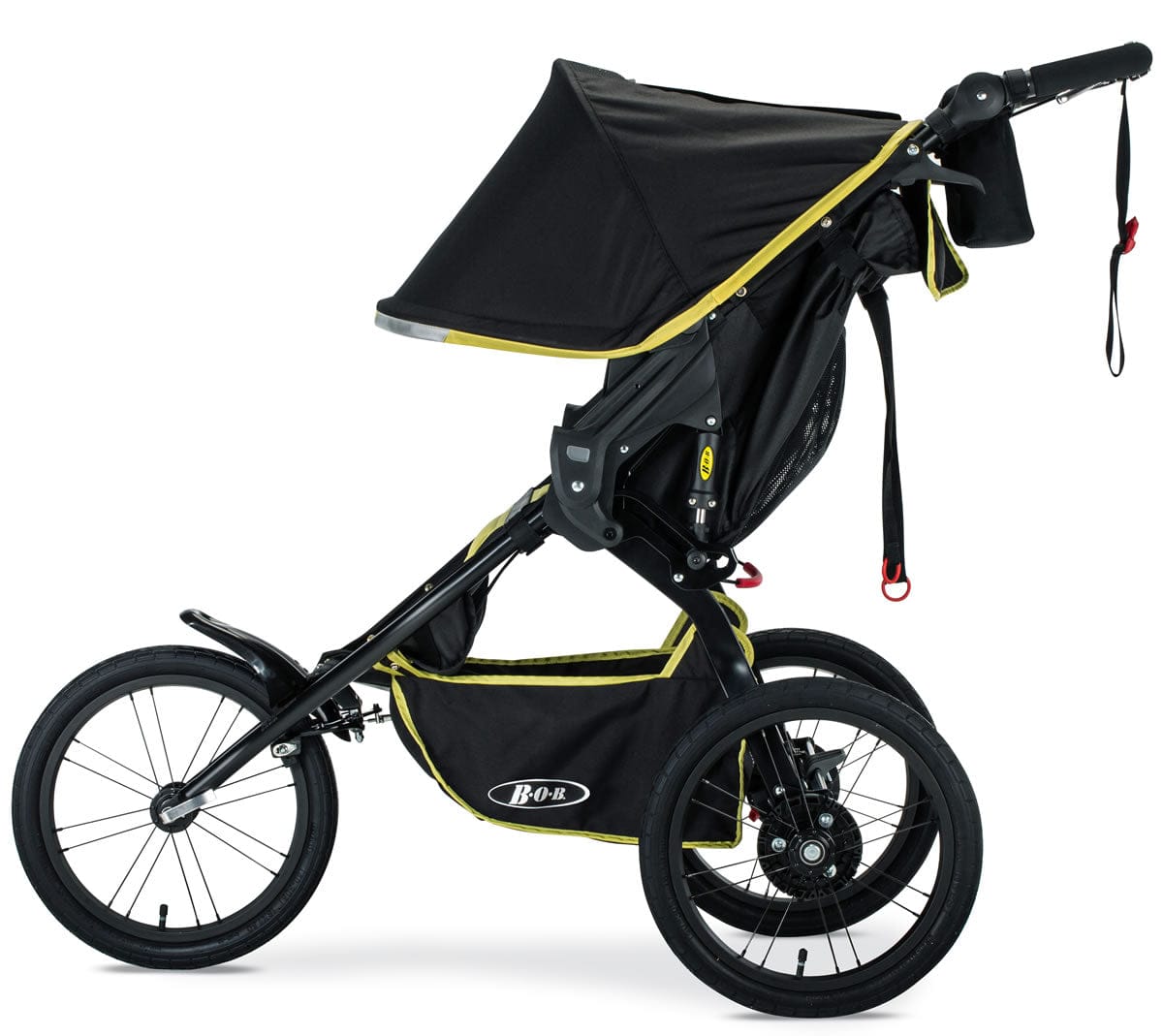 BOB Blaze Performance Fixed Wheel Single Jogging Stroller - Citron