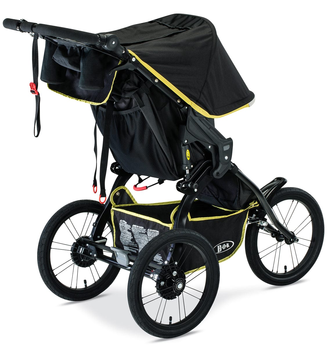 BOB Blaze Performance Fixed Wheel Single Jogging Stroller - Citron