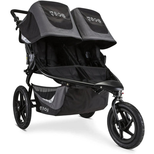 BOB OPEN BOX  Revolution Flex 3.0 Duallie Double Jogging Stroller - Graphite Black - U231947-fob