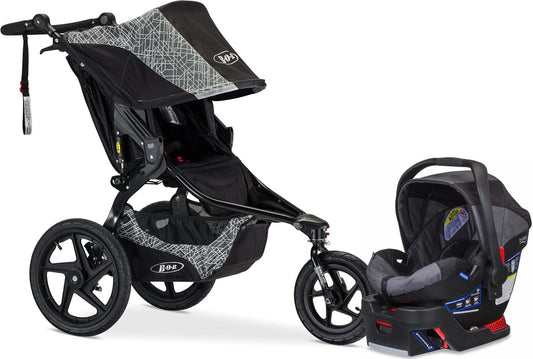 BOB Revolution Flex 2017 Travel System - Lunar / Black - U611899-E1A784A