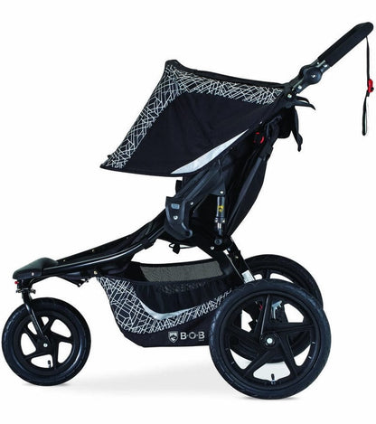 BOB Revolution Flex 3.0 Duallie Double Jogging Stroller + Britax B-Safe Ultra Gen1 Infant Car Seat Travel System Bundle - Lunar Black/StayClean Gray - U231950-SCG-ICSA