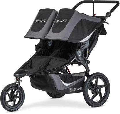 BOB Revolution Flex 3.0 Duallie Double Jogging Stroller - Graphite Black - U231947