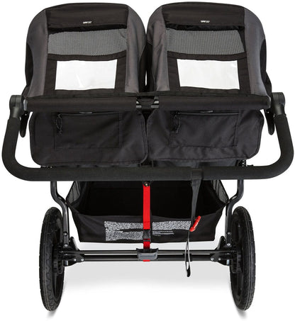 BOB Revolution Flex 3.0 Duallie Double Jogging Stroller - Graphite Black - U231947
