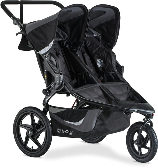 BOB Revolution Flex 3.0 Duallie Double Jogging Stroller - Graphite Black - U231947