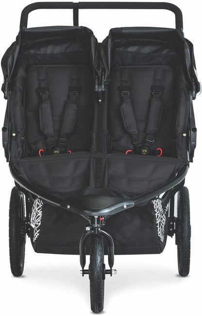 BOB Revolution Flex 3.0 Duallie Double Jogging Stroller - Lunar Black