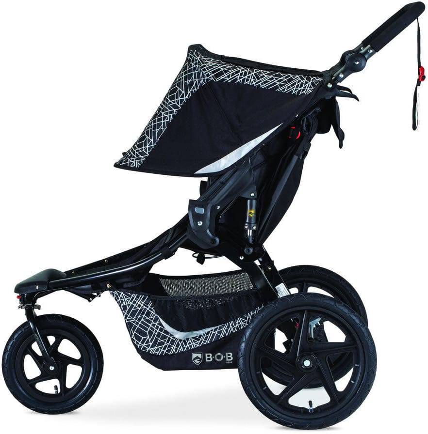 BOB Revolution Flex 3.0 Duallie Double Jogging Stroller - Lunar Black