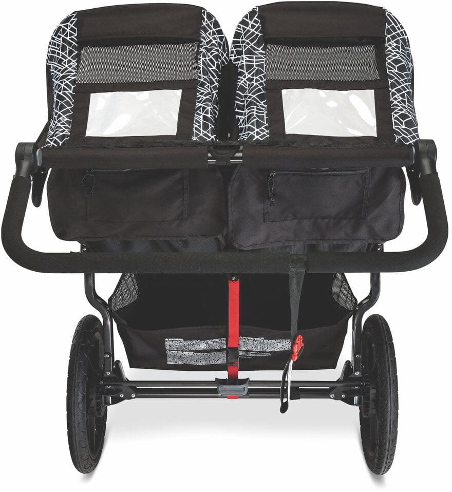 BOB Revolution Flex 3.0 Duallie Double Jogging Stroller - Lunar Black