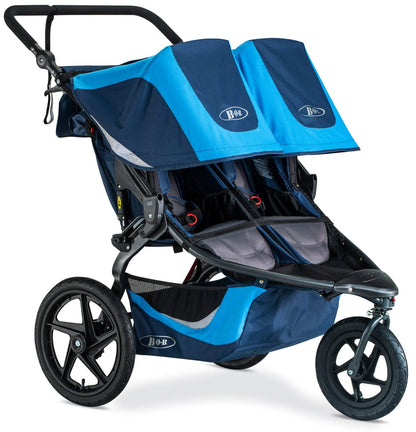 BOB 2019 Revolution Flex 3.0 Duallie Double Jogging Stroller - Glacier Blue