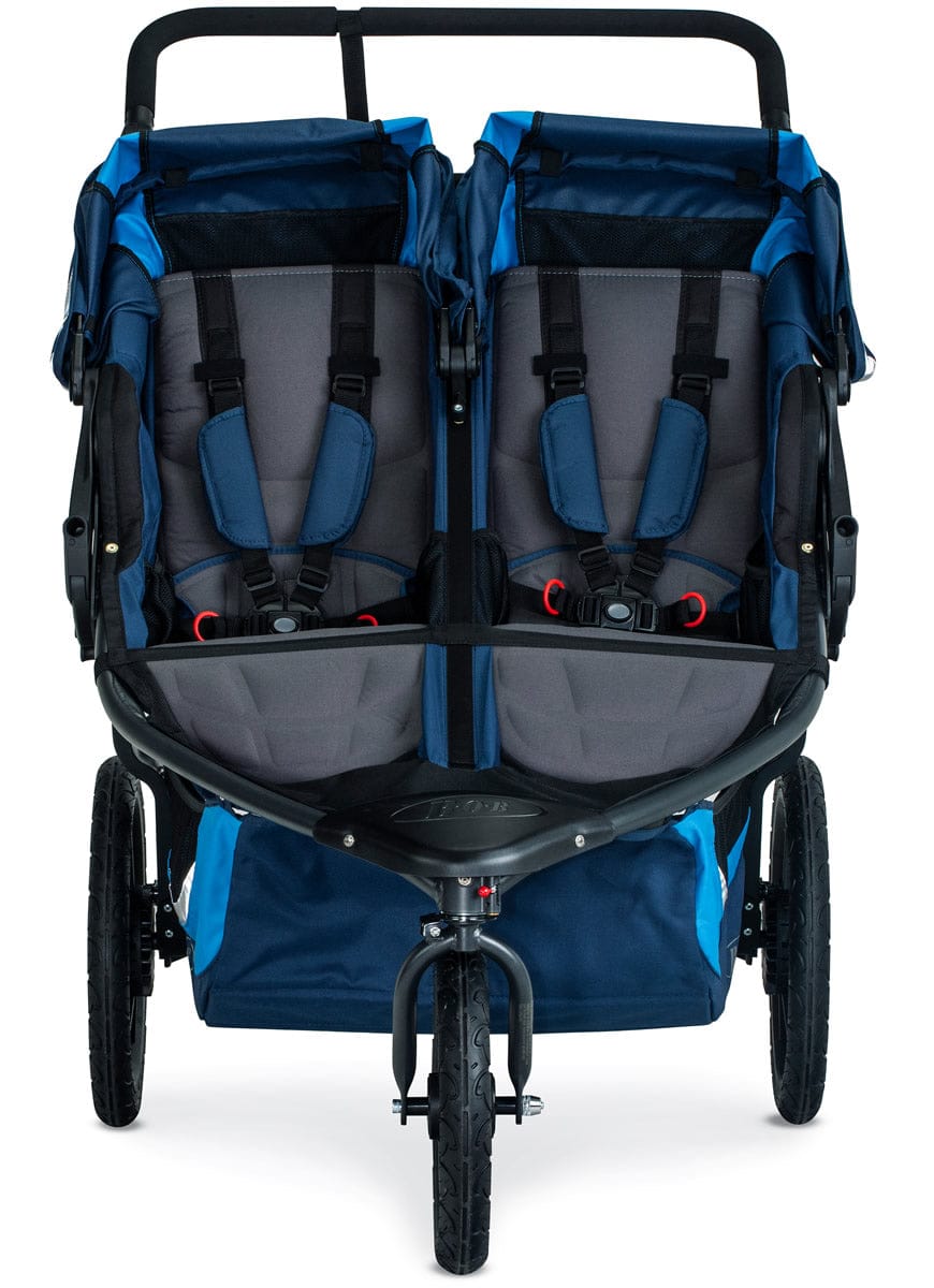 BOB 2019 Revolution Flex 3.0 Duallie Double Jogging Stroller - Glacier Blue