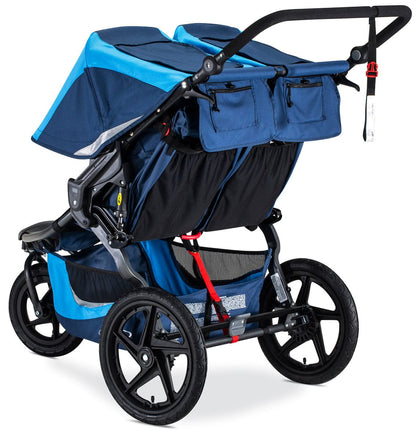 BOB 2019 Revolution Flex 3.0 Duallie Double Jogging Stroller - Glacier Blue