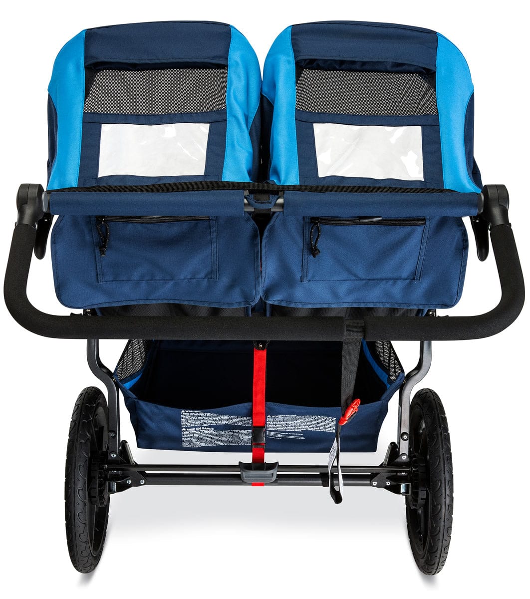 BOB 2019 Revolution Flex 3.0 Duallie Double Jogging Stroller - Glacier Blue