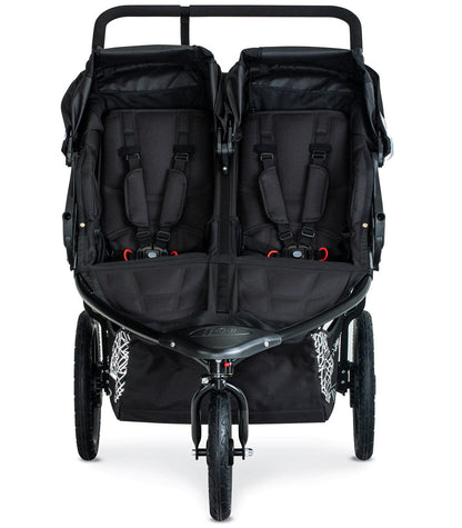 BOB 2019 Revolution Flex 3.0 Duallie Double Jogging Stroller - Lunar Black