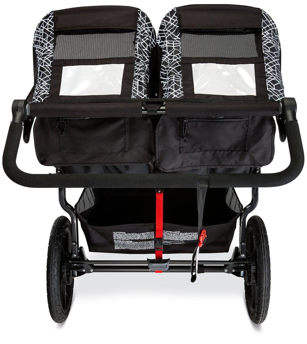 BOB 2019 Revolution Flex 3.0 Duallie Double Jogging Stroller - Lunar Black