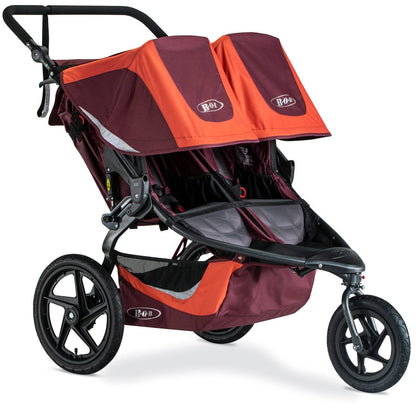 BOB 2019 Revolution Flex 3.0 Duallie Double Jogging Stroller - Sedona Orange