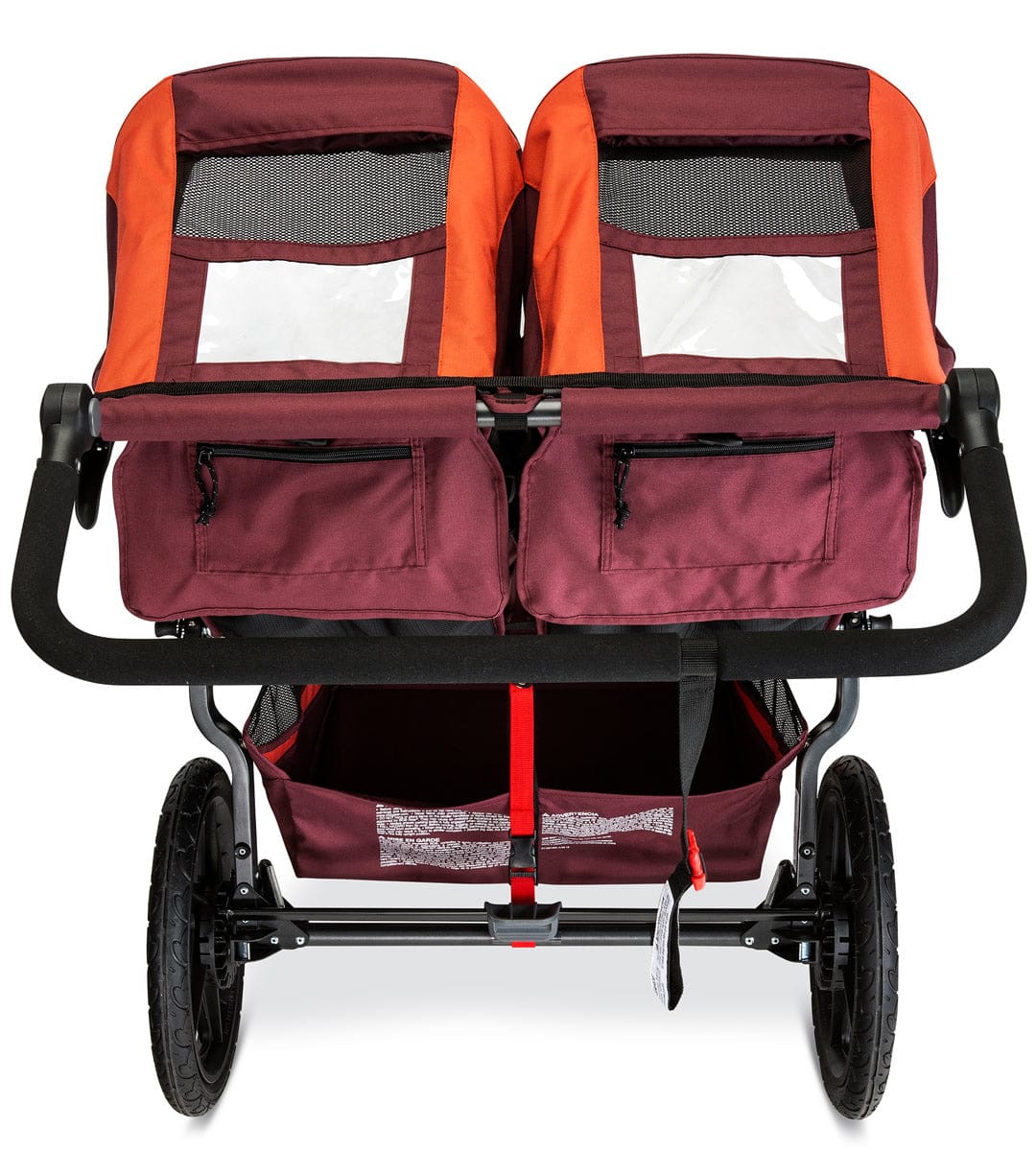 BOB 2019 Revolution Flex 3.0 Duallie Double Jogging Stroller - Sedona Orange