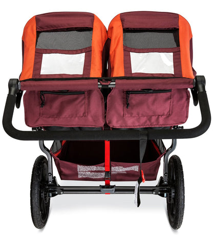 BOB 2019 Revolution Flex 3.0 Duallie Double Jogging Stroller - Sedona Orange