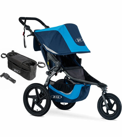 BOB Revolution Flex 3.0 Jogging Stroller Bundle - Glacier Blue