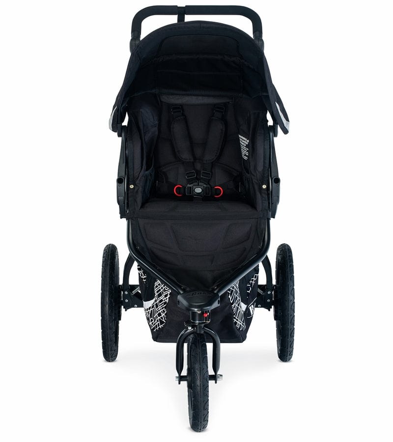 BOB Revolution Flex 3.0 Single Jogging Stroller Bundle - Lunar Black