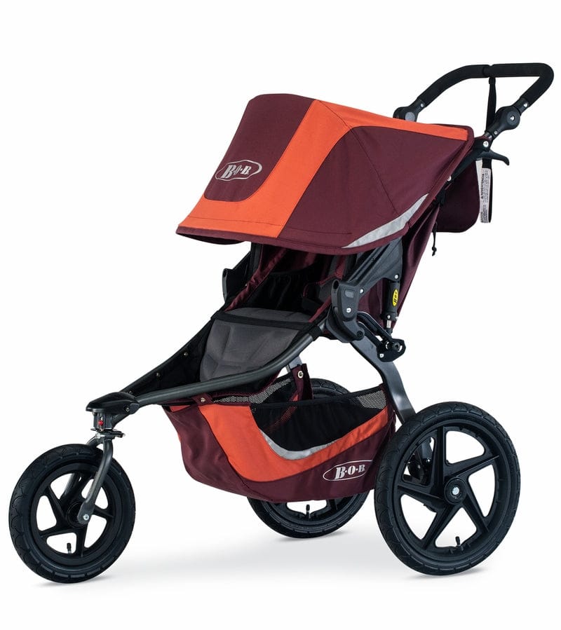 BOB Revolution Flex 3.0 Single Jogging Stroller Bundle - Sedona Orange