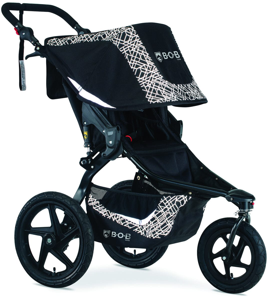 BOB Revolution Flex 3.0 Single Jogging Stroller - Lunar Black
