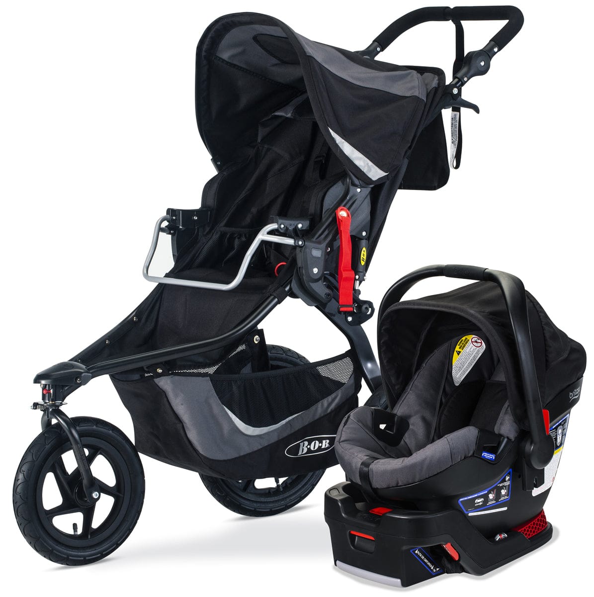 BOB Revolution Flex 3.0 Travel System - Graphite Black - S10972100