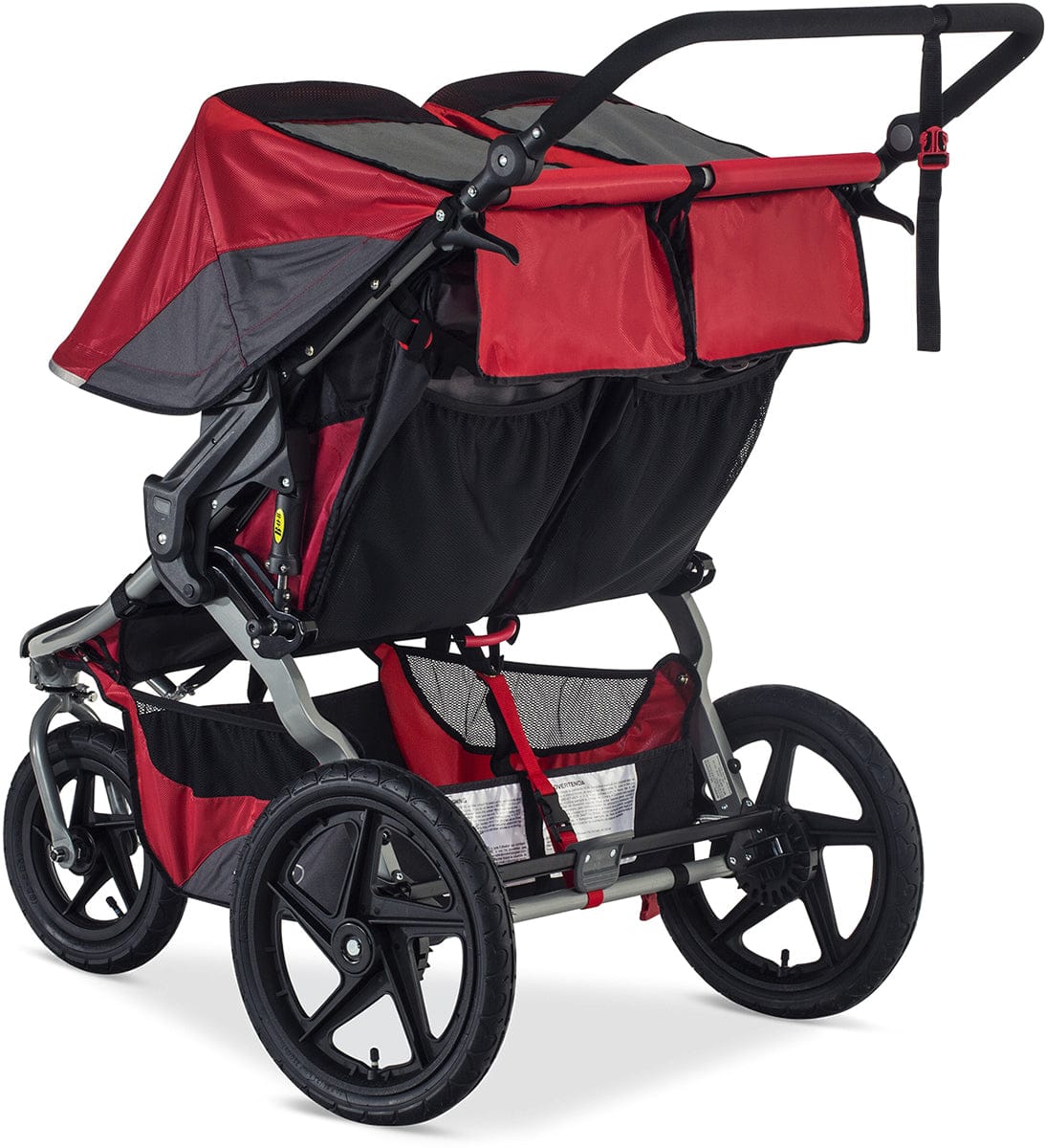 BOB 2017 / 2018 Revolution Flex 2.0 Duallie Double Jogging Stroller - Red