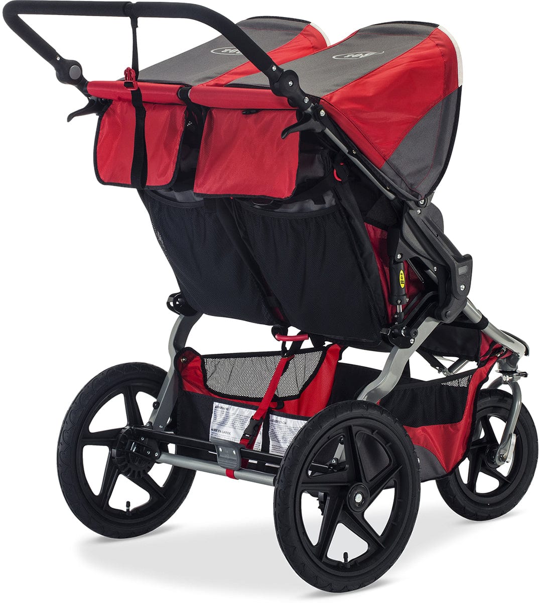BOB 2017 / 2018 Revolution Flex 2.0 Duallie Double Jogging Stroller - Red