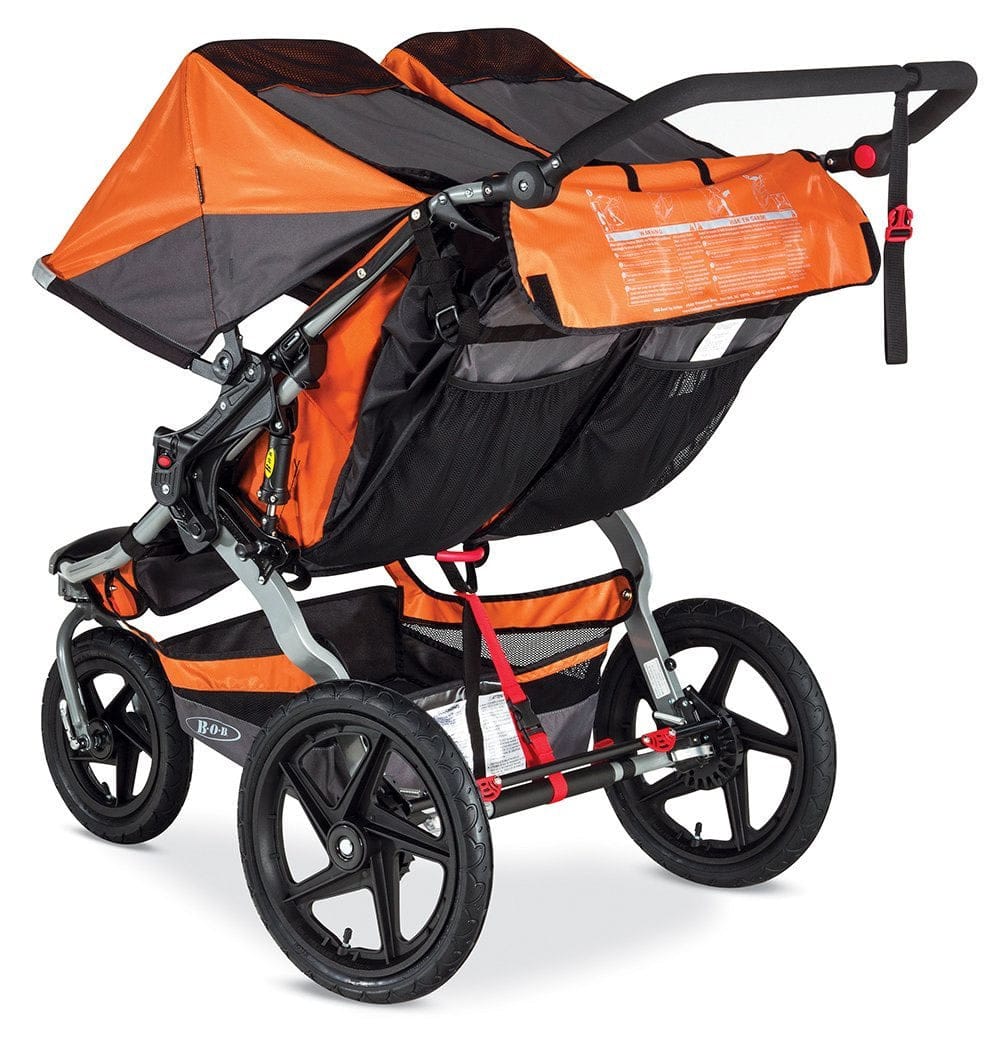 BOB Revolution FLEX Duallie Double Stroller - Orange