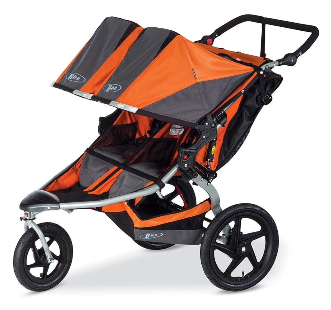 BOB Revolution FLEX Duallie Double Stroller - Orange