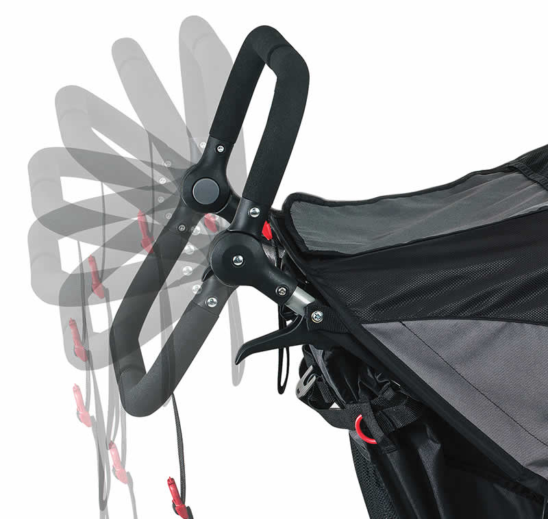 BOB 2017 / 2018 Revolution Pro Duallie Jogging Stroller - Black