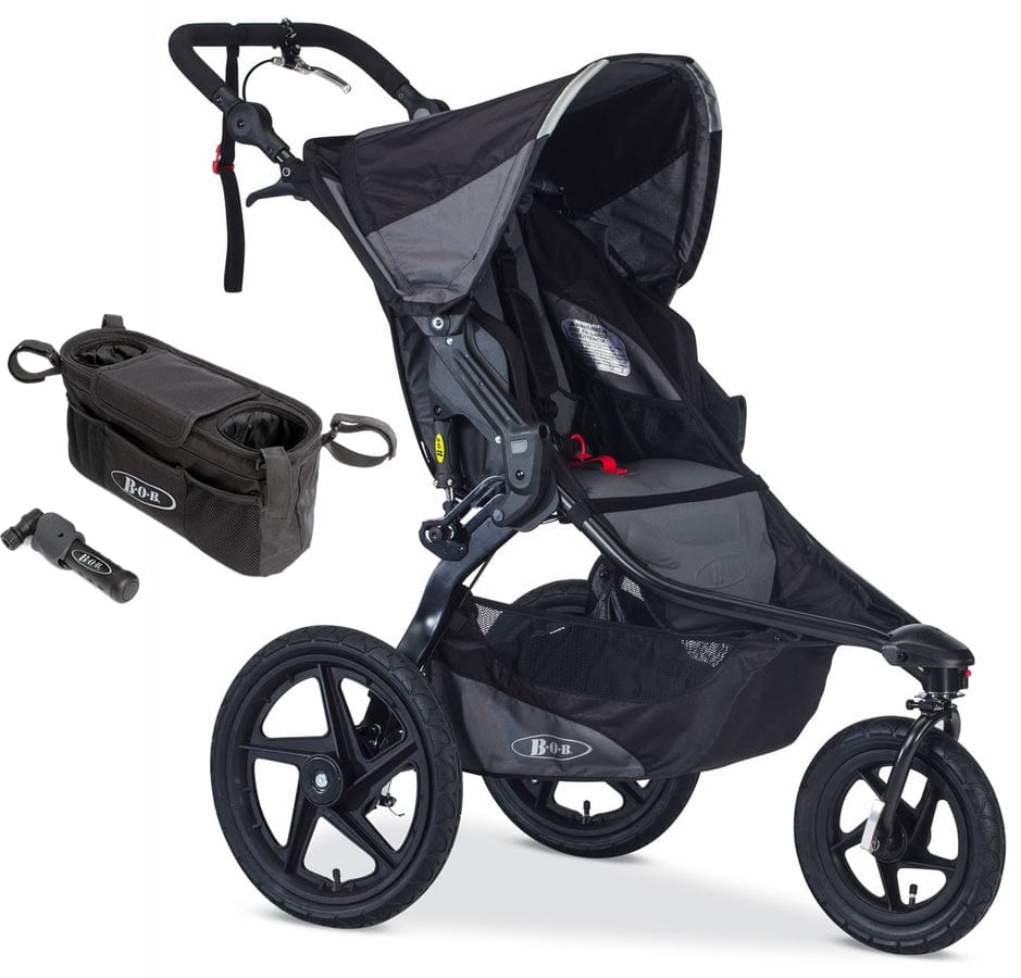 BOB Revolution Pro Jogging Stroller Bundle 2017 / 2018 - Black