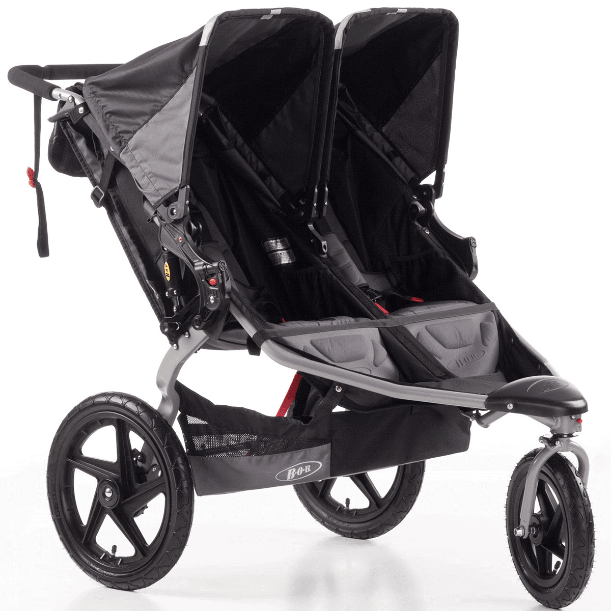 BOB Revolution SE Duallie Double Stroller - Black