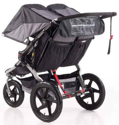 BOB Revolution SE Duallie Double Stroller - Black