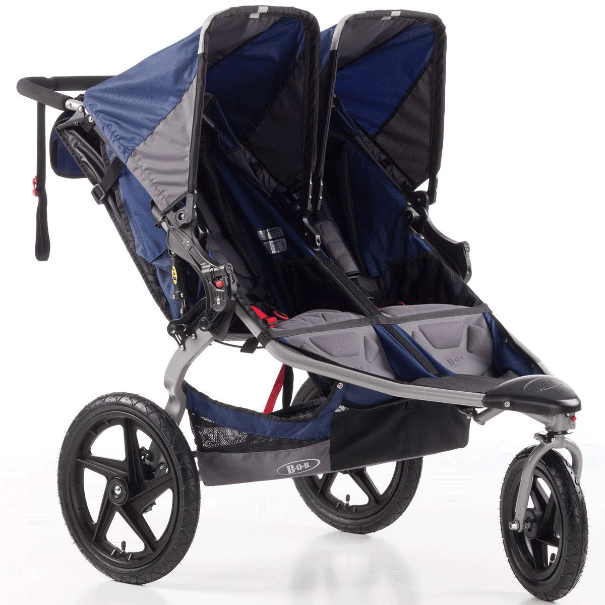 BOB Revolution SE Duallie Double Stroller - Navy