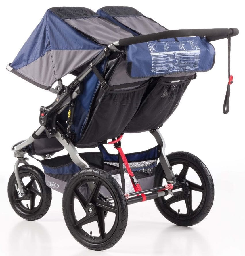 BOB Revolution SE Duallie Double Stroller - Navy
