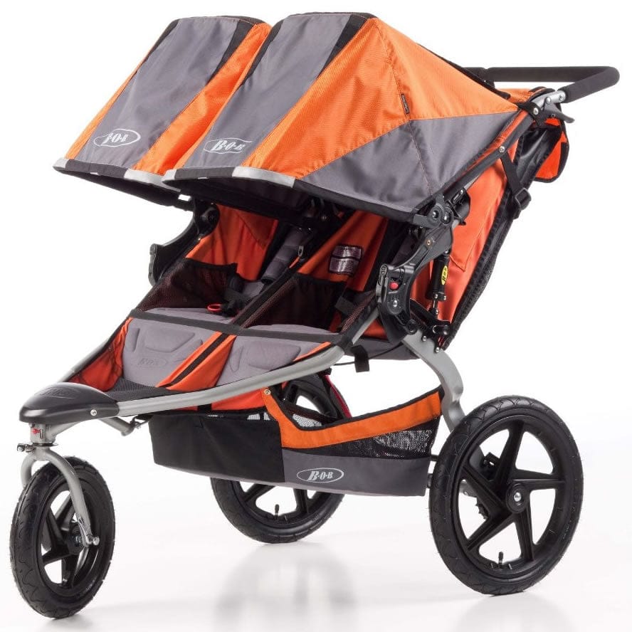 BOB Revolution SE Duallie Double Stroller - Orange - ST1042