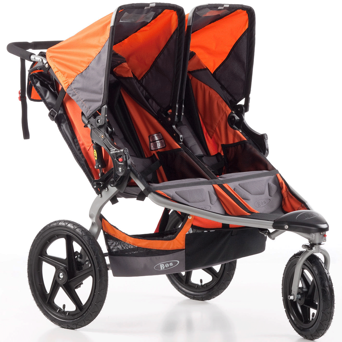 BOB Revolution SE Duallie Double Stroller - Orange - ST1042