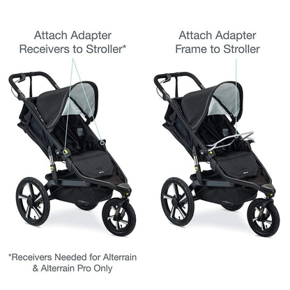BOB Single Jogging Stroller Adapter for Chicco Infant Car Seats - S12045900