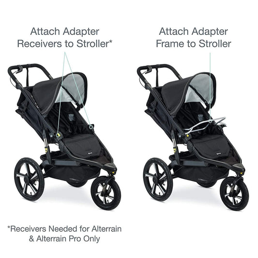 BOB Single Jogging Stroller Adapter for Chicco Infant Car Seats - S12045900