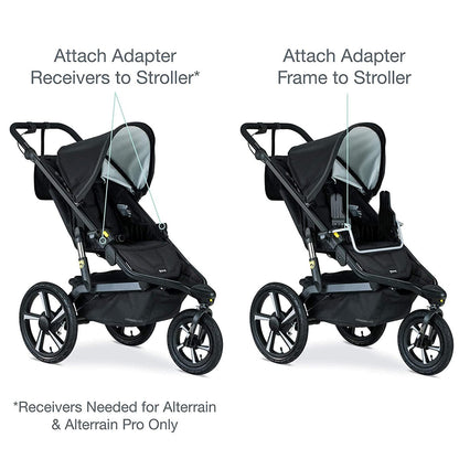 bob double stroller car seat adapter graco BOB Revolution Single Infant Car Seat Adapter