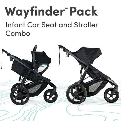 BOB Wayfinder + Champ ClickTight Travel System - Nightfall - S14746300