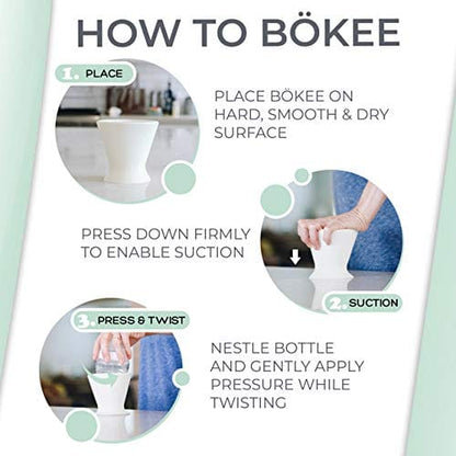 Bokee The Bokee Baby Bottle Holder - Robins Egg - 759170066933